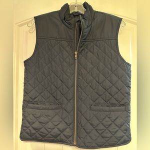 J Crew Crewcuts Navy Blue Quilted Puff Vest Size 12